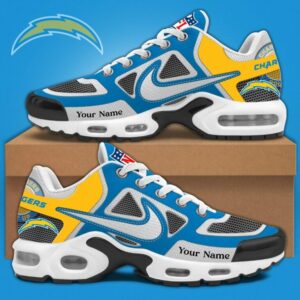 Los Angeles Chargers x Personalized Air Max Plus Sneakers Sport Shoes Special Edition