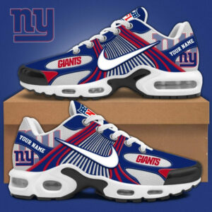 New York Giants x Personalized Air Max Plus Sneakers Sport Shoes V2 Special Edition
