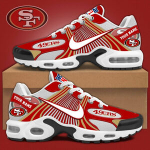 San Francisco 49ers x Personalized Air Max Plus Sneakers Sport Shoes V2 Special Edition