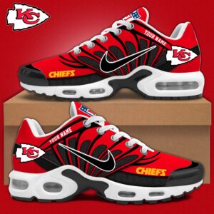 Kansas City Chiefs x Personalized Air Max Plus Sneakers Sport Shoes V3 Special Edition