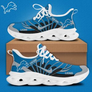 Detroit Lions x Personalized Max Soul Sneakers Sport Shoes Special Edition