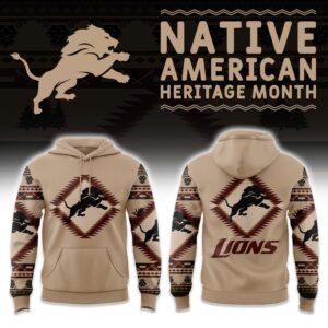 Detroit Lions x America Native Heritage V2 Unisex Hoodie