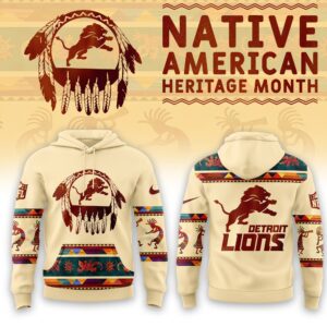 Detroit Lions x America Native Heritage V1 Unisex Hoodie