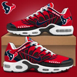 Houston Texans x Personalized Air Max Plus Sneakers Sport Shoes V3 Special Edition