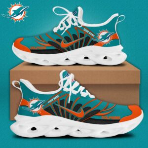 Miami Dolphins x Personalized Max Soul Sneakers Sport Shoes Special Edition