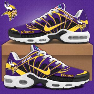 Minnesota Vikings x Personalized Air Max Plus Sneakers Sport Shoes V3 Special Edition