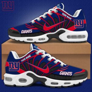 New York Giants x Personalized Air Max Plus Sneakers Sport Shoes V3 Special Edition