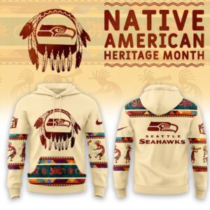 Seattle Seahawks x America Native Heritage V1 Unisex Hoodie