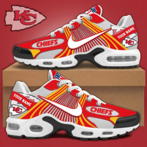 Kansas City Chiefs x Personalized Air Max Plus Sneakers Sport Shoes V2 Special Edition