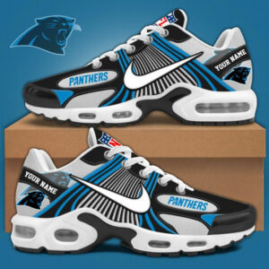 Carolina Panthers x Personalized Air Max Plus Sneakers Sport Shoes V2 Special Edition