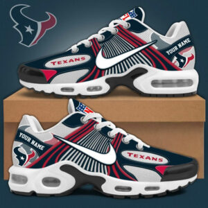 Houston Texans x Personalized Air Max Plus Sneakers Sport Shoes V2 Special Edition