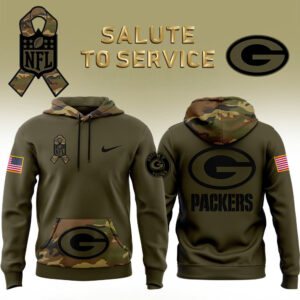 Green Bay Packers Salute to Service Club Unisex Hoodie