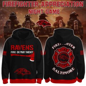 Baltimore Ravens x Firefighter Appreciation Unisex Hoodie