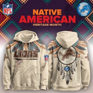 Detroit Lions x America Native Heritage V3 Unisex Hoodie