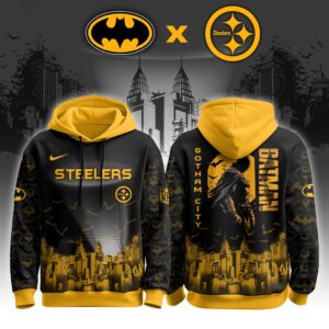 Pittsburgh Steelers x Batman DC Unisex Hoodie