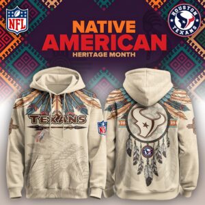 Houston Texans x America Native Heritage V3 Unisex Hoodie