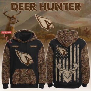 Arizona Cardinals x Deer Hunter Ver 2 Personalized Custom Unisex Hoodie