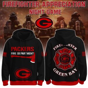 Green Bay Packers x Firefighter Appreciation Unisex Hoodie