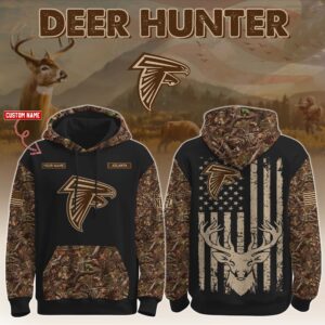 Atlanta Falcons x Deer Hunter Ver 2 Personalized Custom Unisex Hoodie
