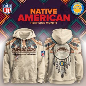 Los Angeles Chargers x America Native Heritage V3 Unisex Hoodie