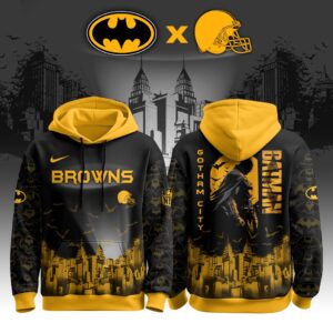 Cleveland Browns x Batman DC Unisex Hoodie