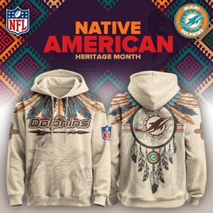 Miami Dolphins x America Native Heritage V3 Unisex Hoodie