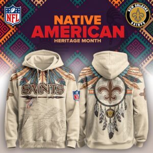 New Orleans Saints x America Native Heritage V3 Unisex Hoodie