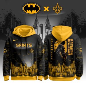 New Orleans Saints x Batman DC Unisex Hoodie