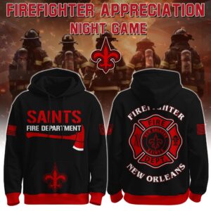 New Orleans Saints x Firefighter Appreciation Unisex Hoodie