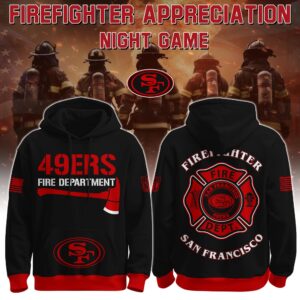 San Francisco 49ers x Firefighter Appreciation Unisex Hoodie