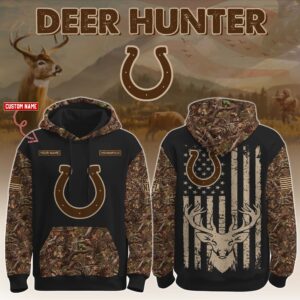 Indianapolis Colts x Deer Hunter Ver 2 Personalized Custom Unisex Hoodie