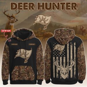 Tampa Bay Buccaneers x Deer Hunter Ver 2 Personalized Custom Unisex Hoodie