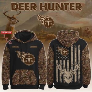 Tennessee Titans x Deer Hunter Ver 2 Personalized Custom Unisex Hoodie