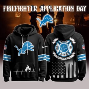 Detroit Lions x Firefighter Appreciation V2 Unisex Hoodie