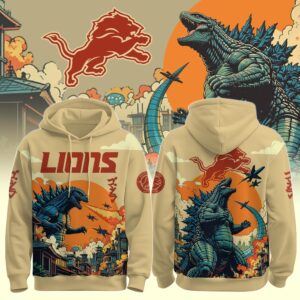 Detroit Lions x Godzilla Kaiju Special Edition Unisex Hoodie