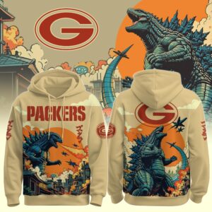 Green Bay Packers x Godzilla Kaiju Special Edition Unisex Hoodie