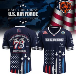Chicago Bears x US Air Force Birthday Special Edition NFL Jersey