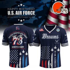 Cleveland Browns x US Air Force Birthday Special Edition NFL Jersey
