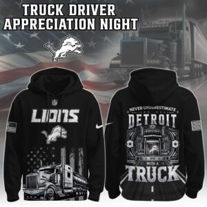Detroit Lions x Truck Driver Appreciation Unisex Hoodie