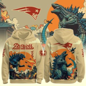 New England Patriots x Godzilla Kaiju Special Edition Unisex Hoodie