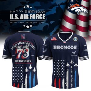 Denver Broncos x US Air Force Birthday Special Edition NFL Jersey