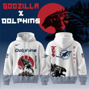 Miami Dolphins x Godzilla Japanese Edition Unisex Hoodie