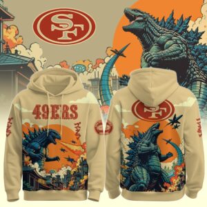 San Francisco 49ers x Godzilla Kaiju Special Edition Unisex Hoodie
