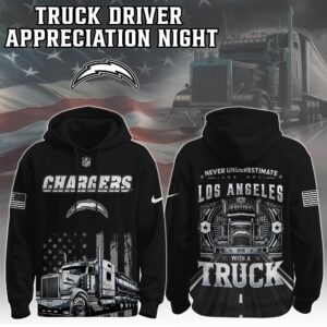 Los Angeles Chargers x Truck Driver Appreciation Unisex Hoodie