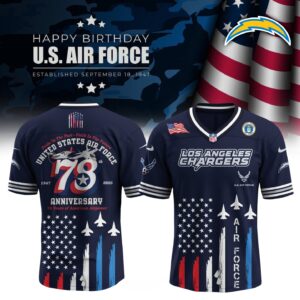 Los Angeles Chargers x US Air Force Birthday Special Edition NFL Jersey