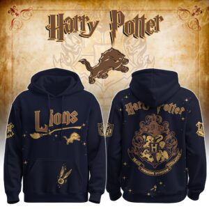 Detroit Lions x Hogwarts School Harry Potter Special Edition Unisex Hoodie