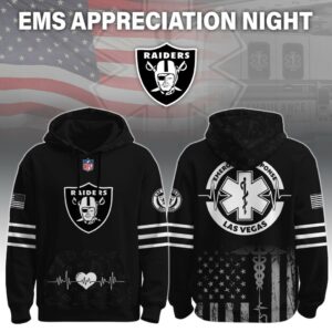 Las Vegas Raiders x E.M.S Appreciation Unisex Hoodie