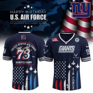 New York Giants x US Air Force Birthday Special Edition NFL Jersey