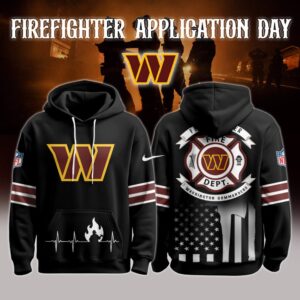 Washington Commanders x Firefighter Appreciation V2 Unisex Hoodie