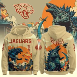 Jacksonville Jaguars x Godzilla Kaiju Special Edition Unisex Hoodie
